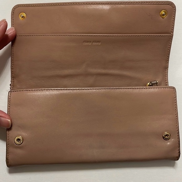 Authentic Miu Miu Studded Wallet - Picture 3 of 9